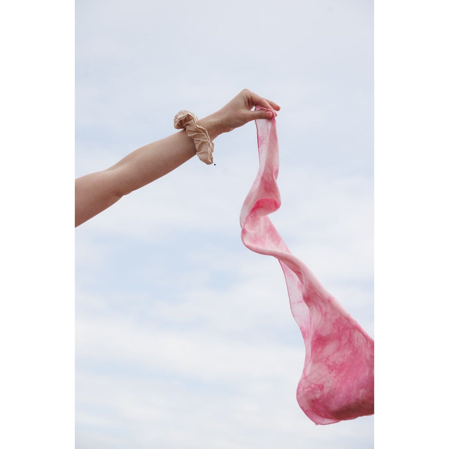 Clemence Tie Dye Silk Scarf