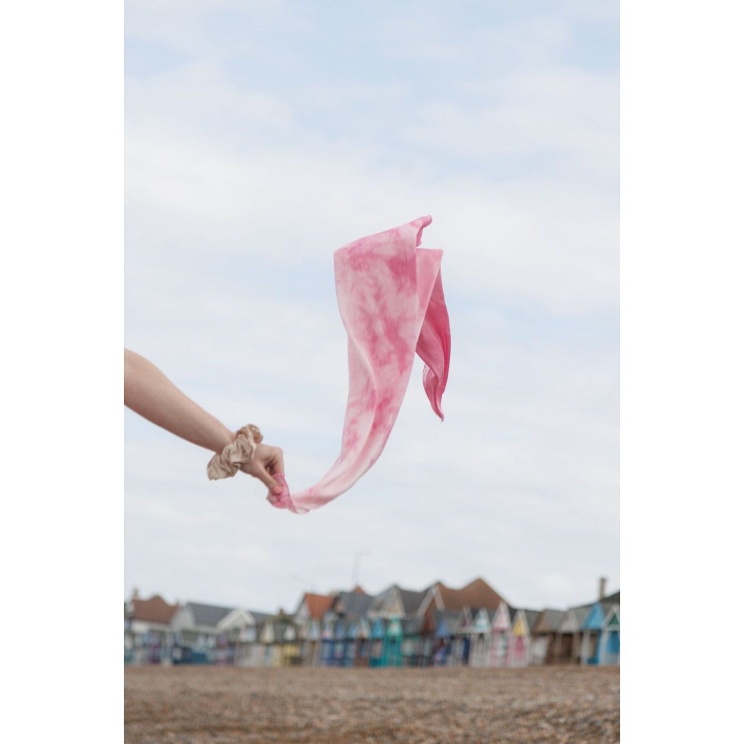 Clemence Tie Dye Silk Scarf