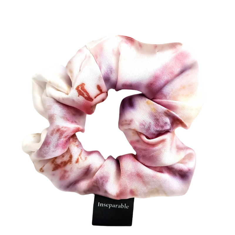 Flora Silk Scrunchie