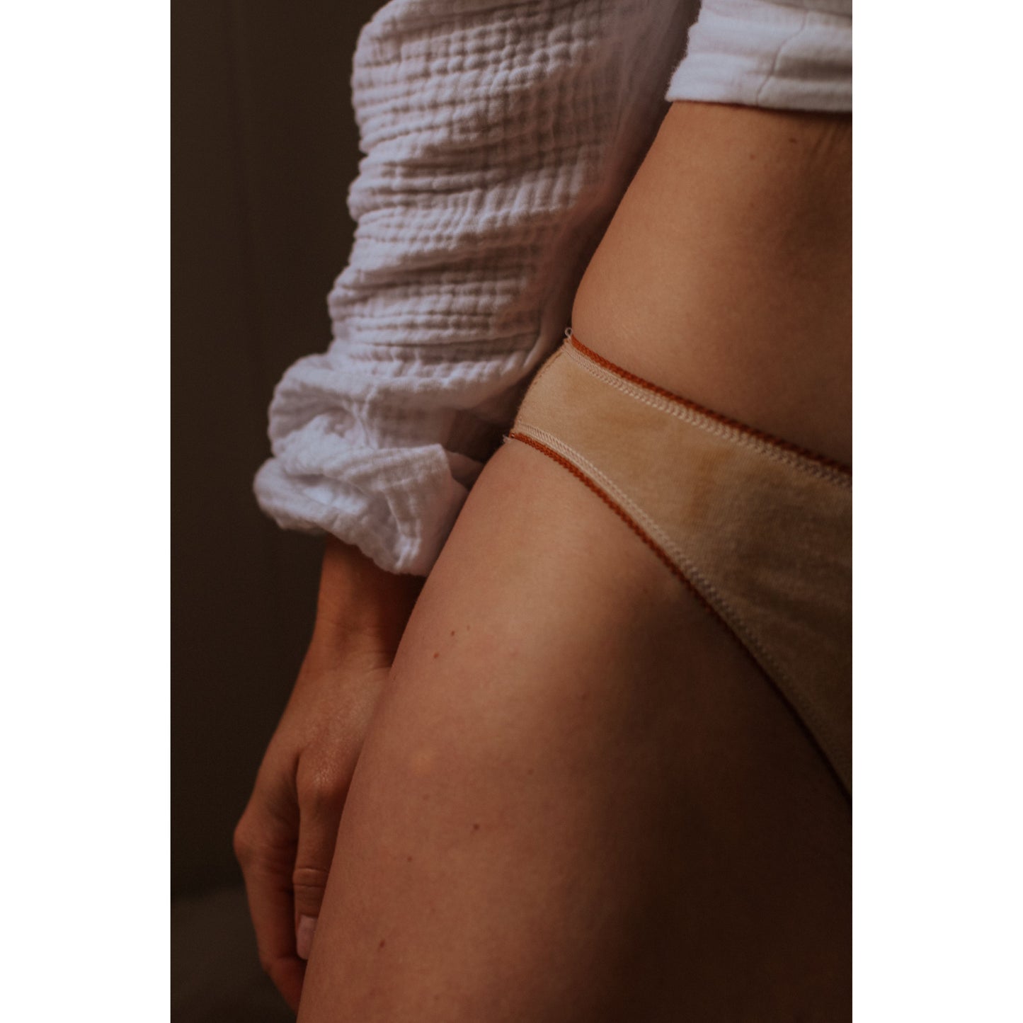 Layan Comfy Classic Brief - Madder Orange