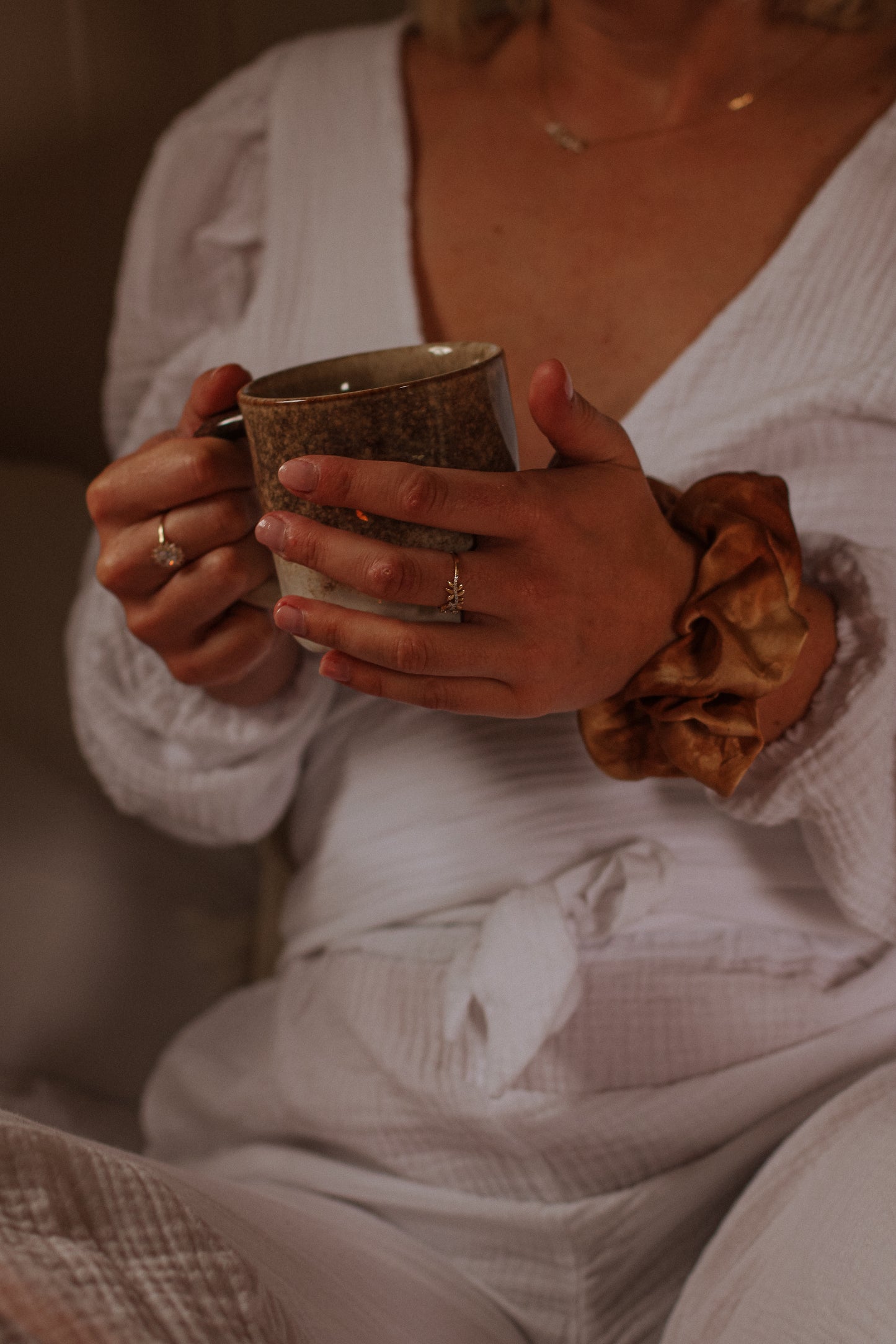 Roxane Pyjama Set - White