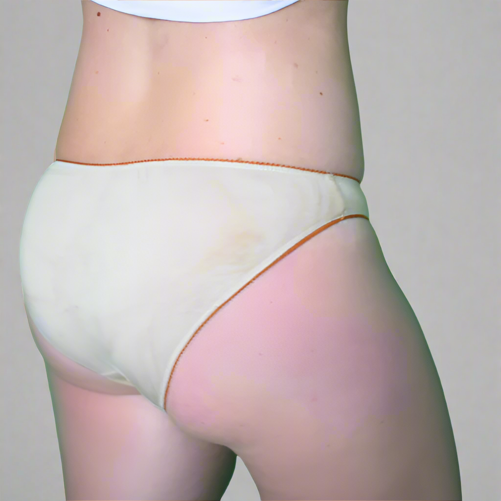 Cotton brief dyed with tea & coffee