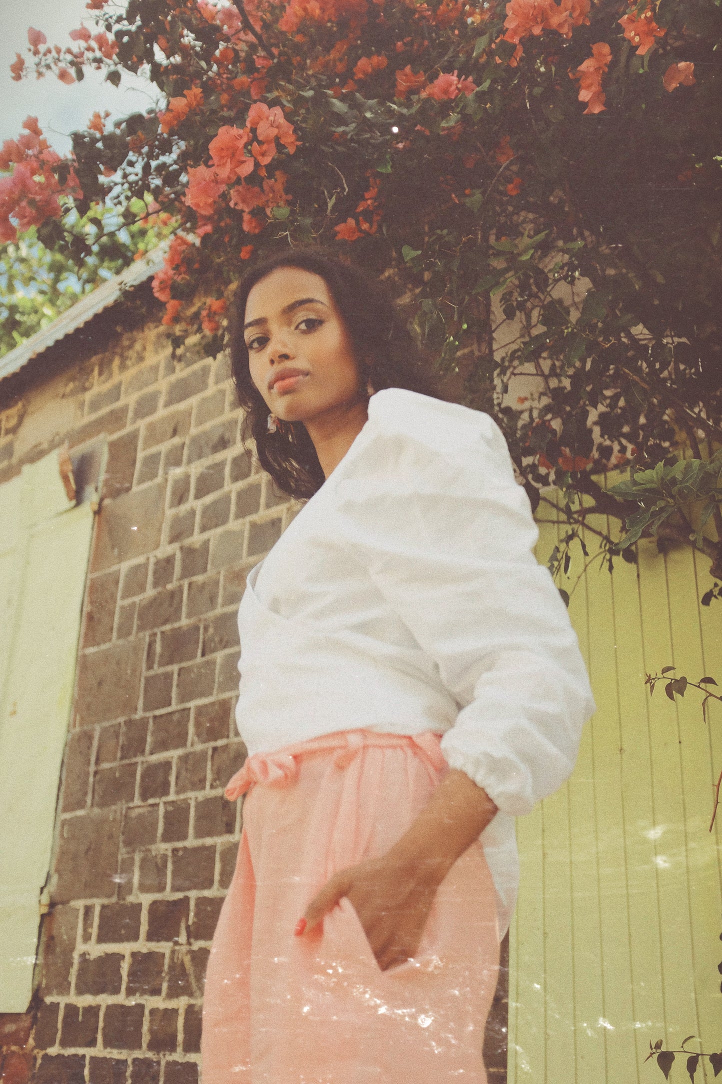 Olivia Cotton & Linen Blouse