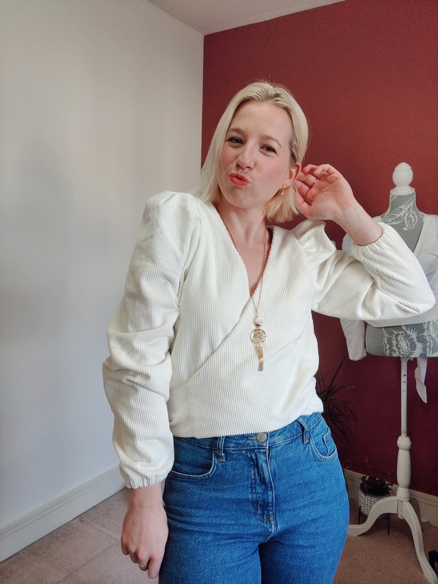 Olivia Corduroy Blouse