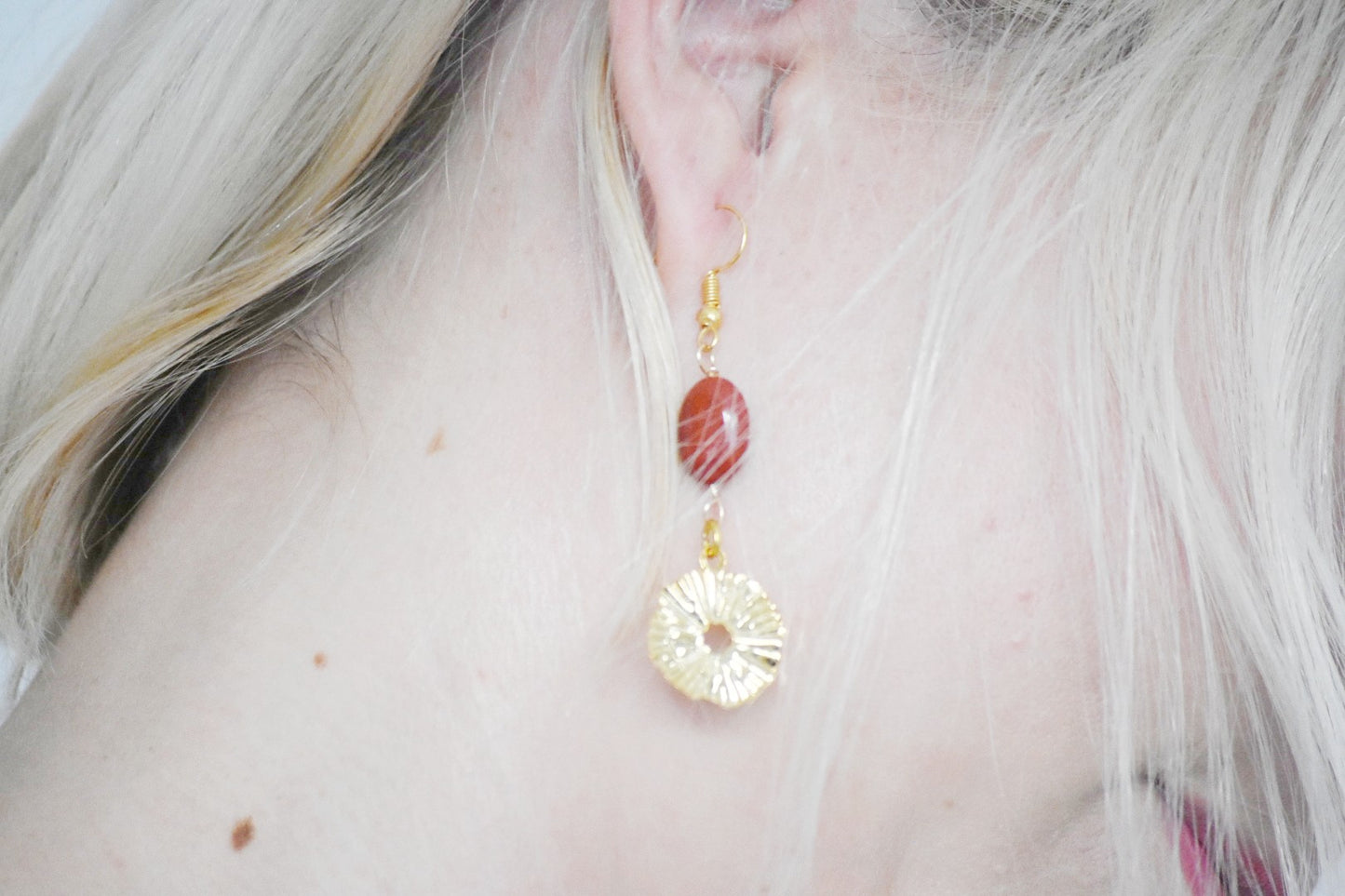 Ruth Gold Drop Earrings
